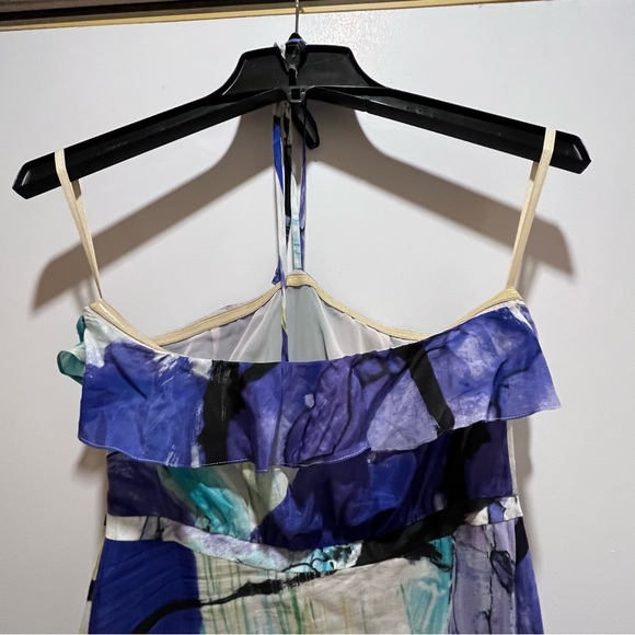 LEIFSDOTTIR ABSTRACT FLORAL PRINT STRAPLESS MIDI DRESS - Picture 15 of 16